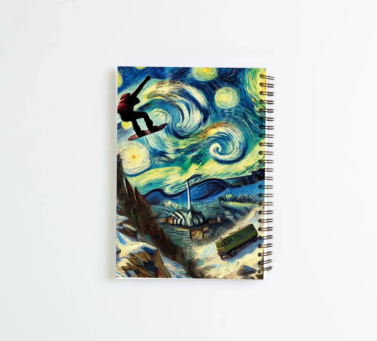 CATCH THE BUS Ringbuch von Vintage Van Gogh