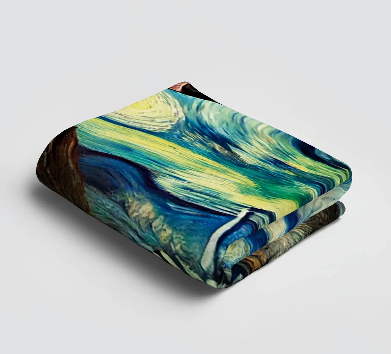 CATCH THE BUS towel by Vintage Van Gogh