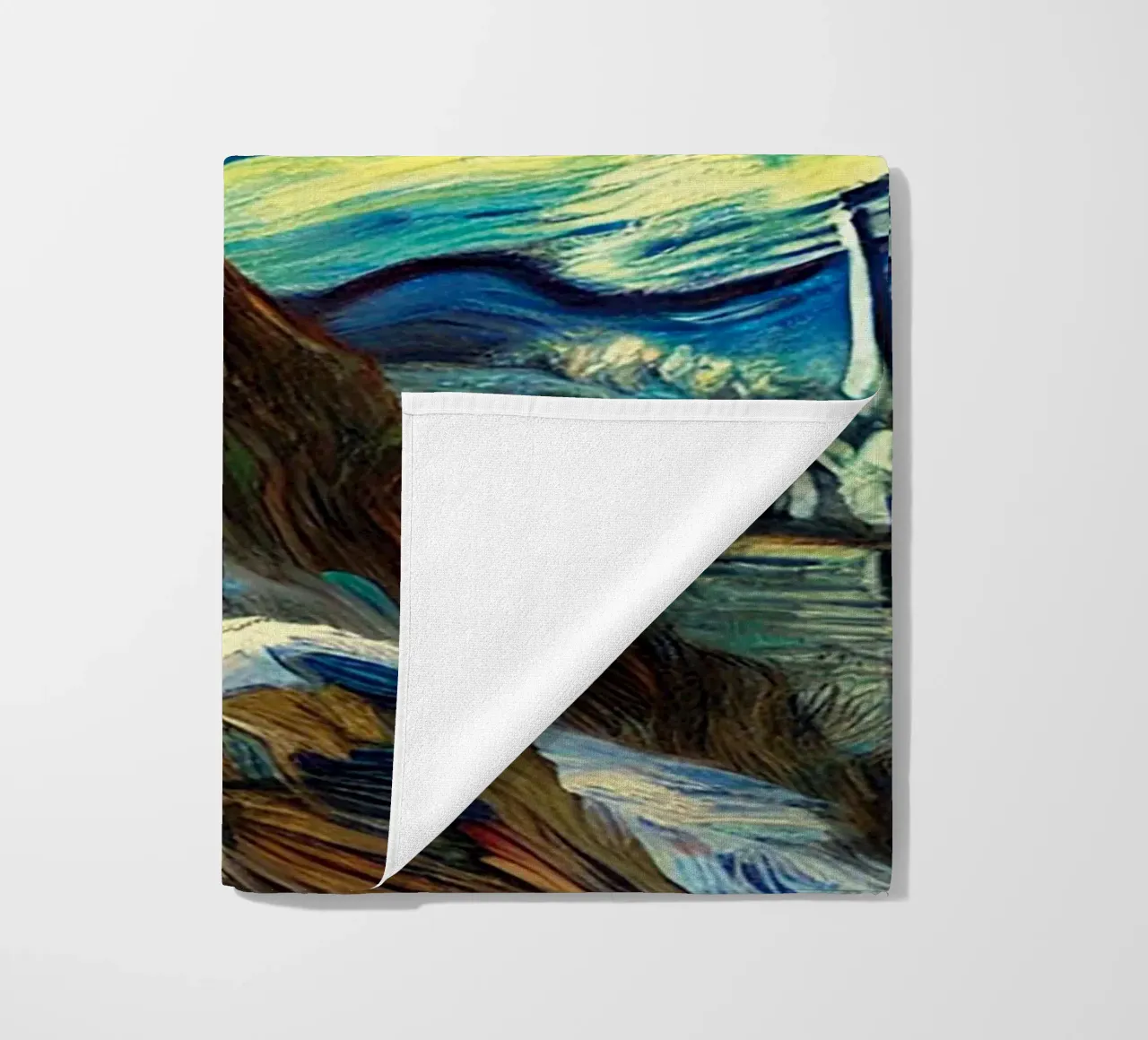 CATCH THE BUS telo mare da Vintage Van Gogh