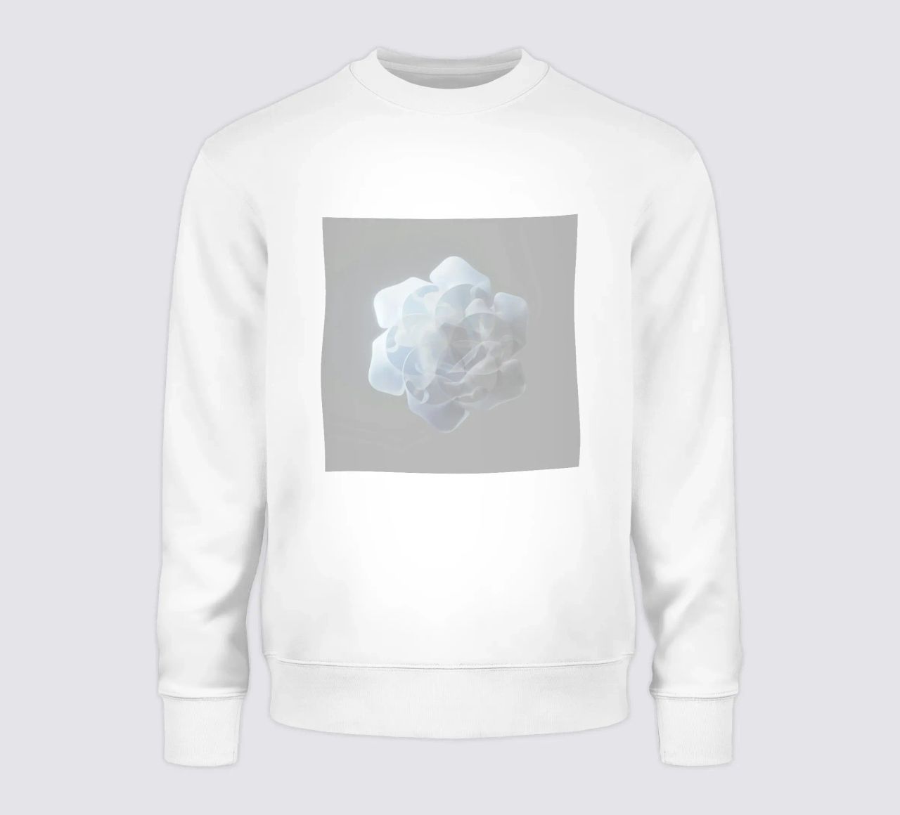 Un fiore bianco felpa da Peace