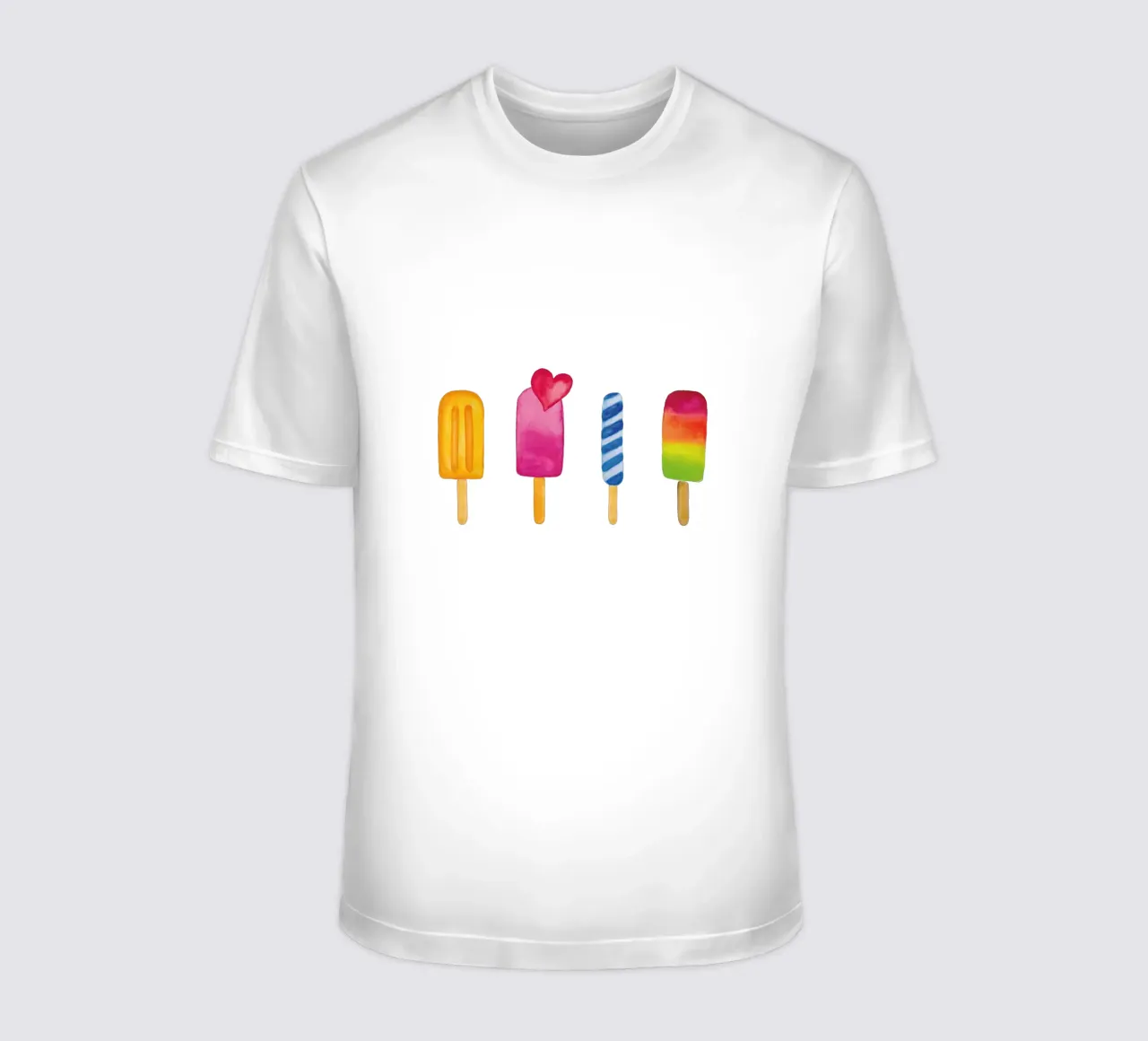 Popsicle - Ice Lolly - Ice Cream - Eis am Stiel t-shirt da Petra Lang