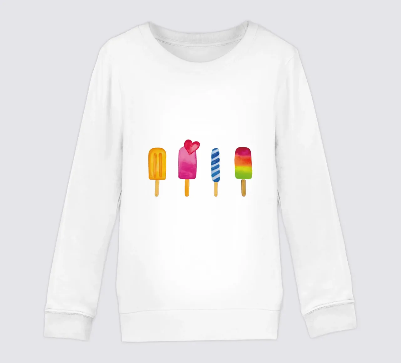 Popsicle - Ice Lolly - Ice Cream - Eis am Stiel felpa bambino da Petra Lang
