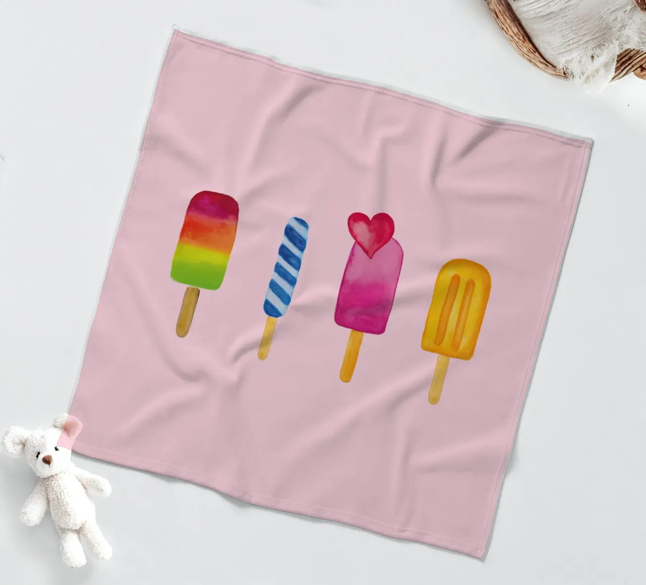 Popsicle - Ice Lolly - Ice Cream - Eis am Stiel coperta in pile da Petra Lang