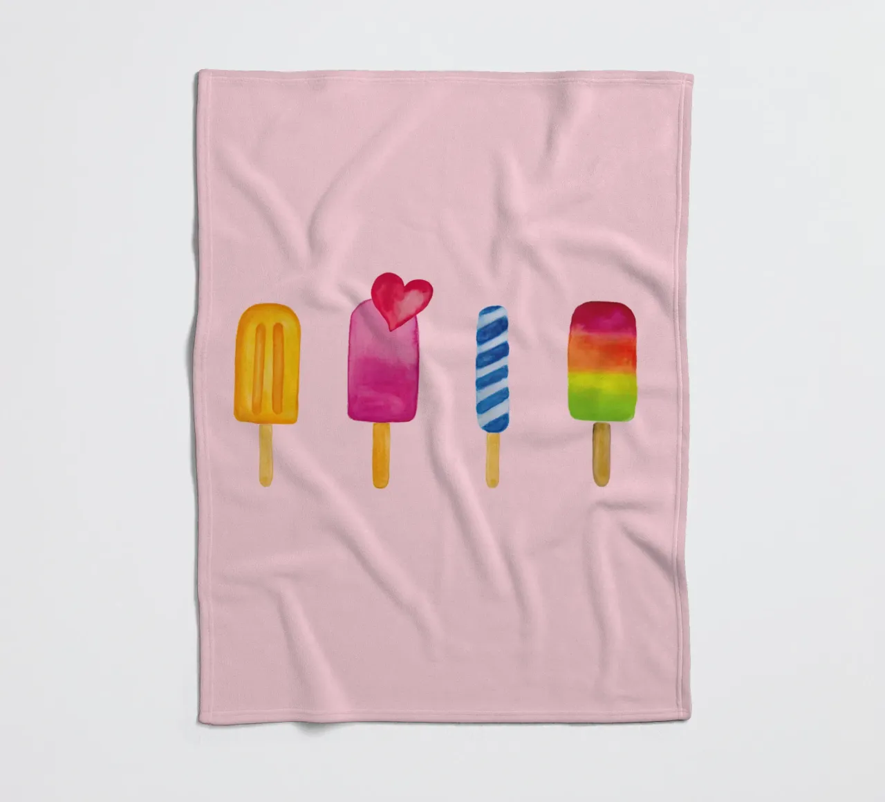Popsicle - Ice Lolly - Ice Cream - Eis am Stiel coperta in pile da Petra Lang