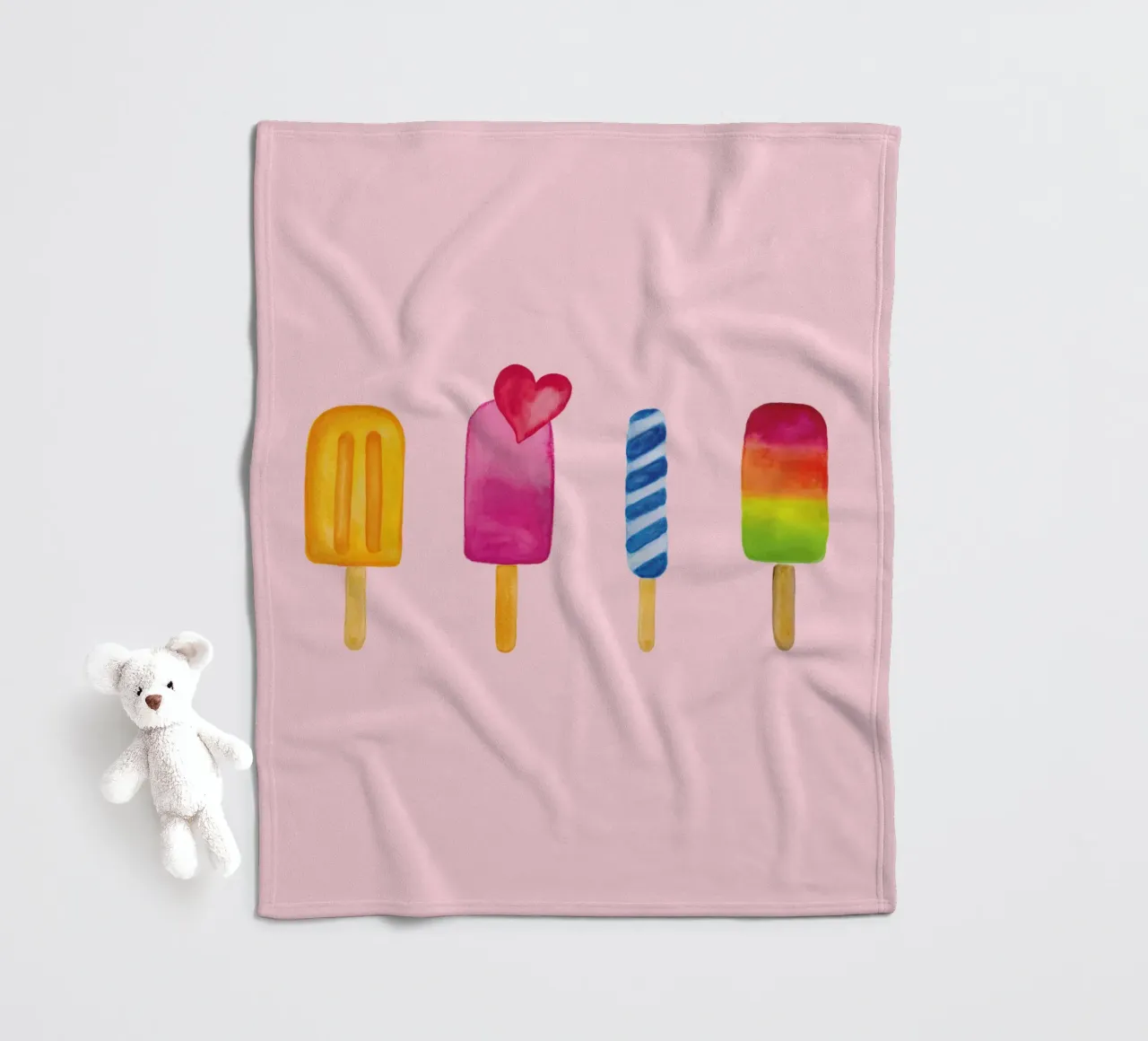 Popsicle - Ice Lolly - Ice Cream - Eis am Stiel coperta in pile da Petra Lang