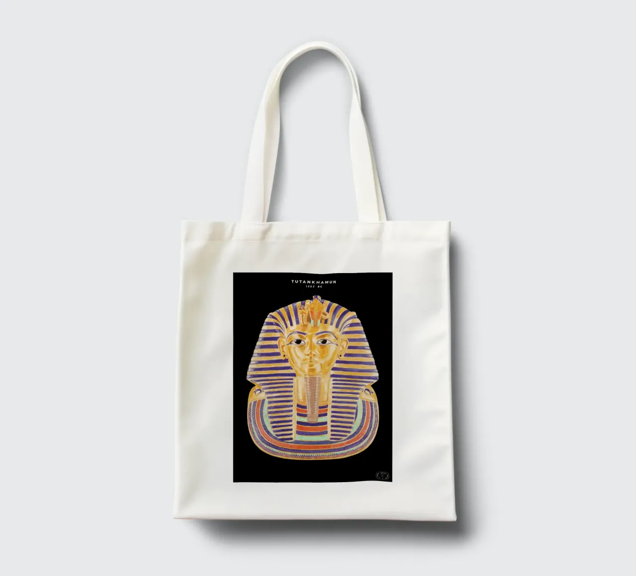 Tutankhamun Mask borsa in juta da Florent Bodart