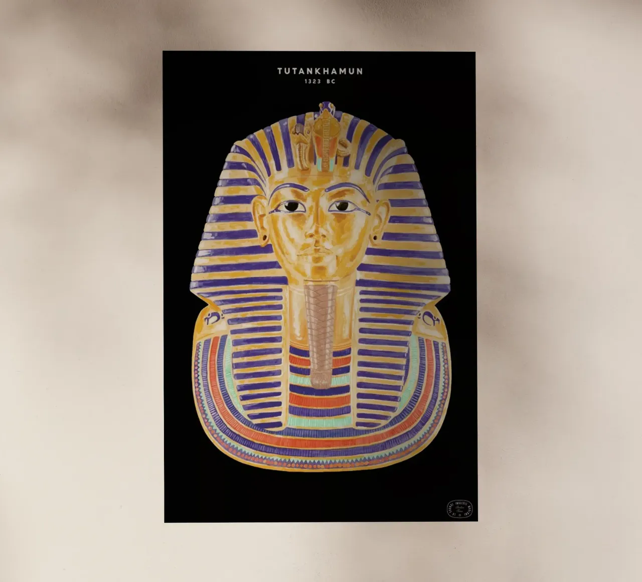 Tutankhamun Mask pellicola backlit da Florent Bodart