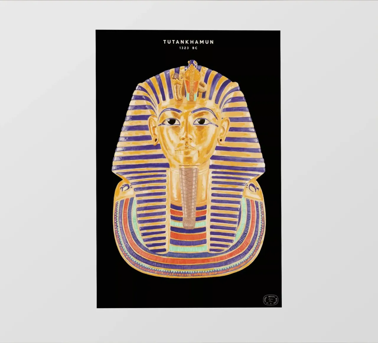 Tutankhamun Mask pellicola backlit da Florent Bodart