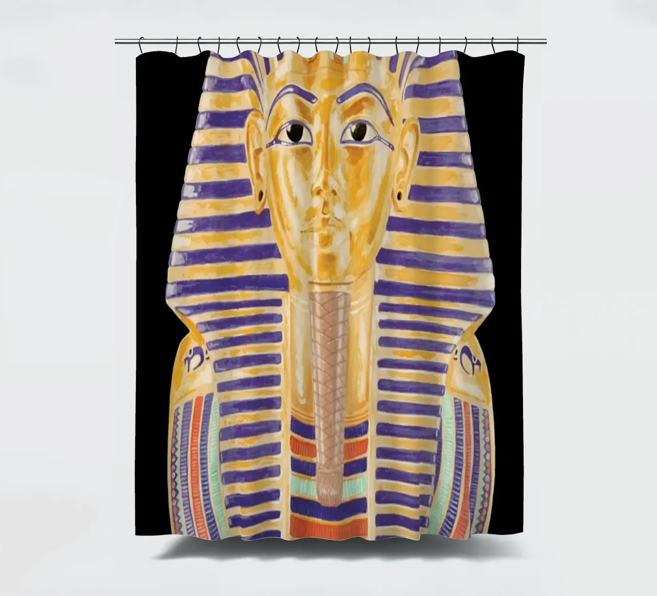 Tutankhamun Mask tenda da doccia da Florent Bodart