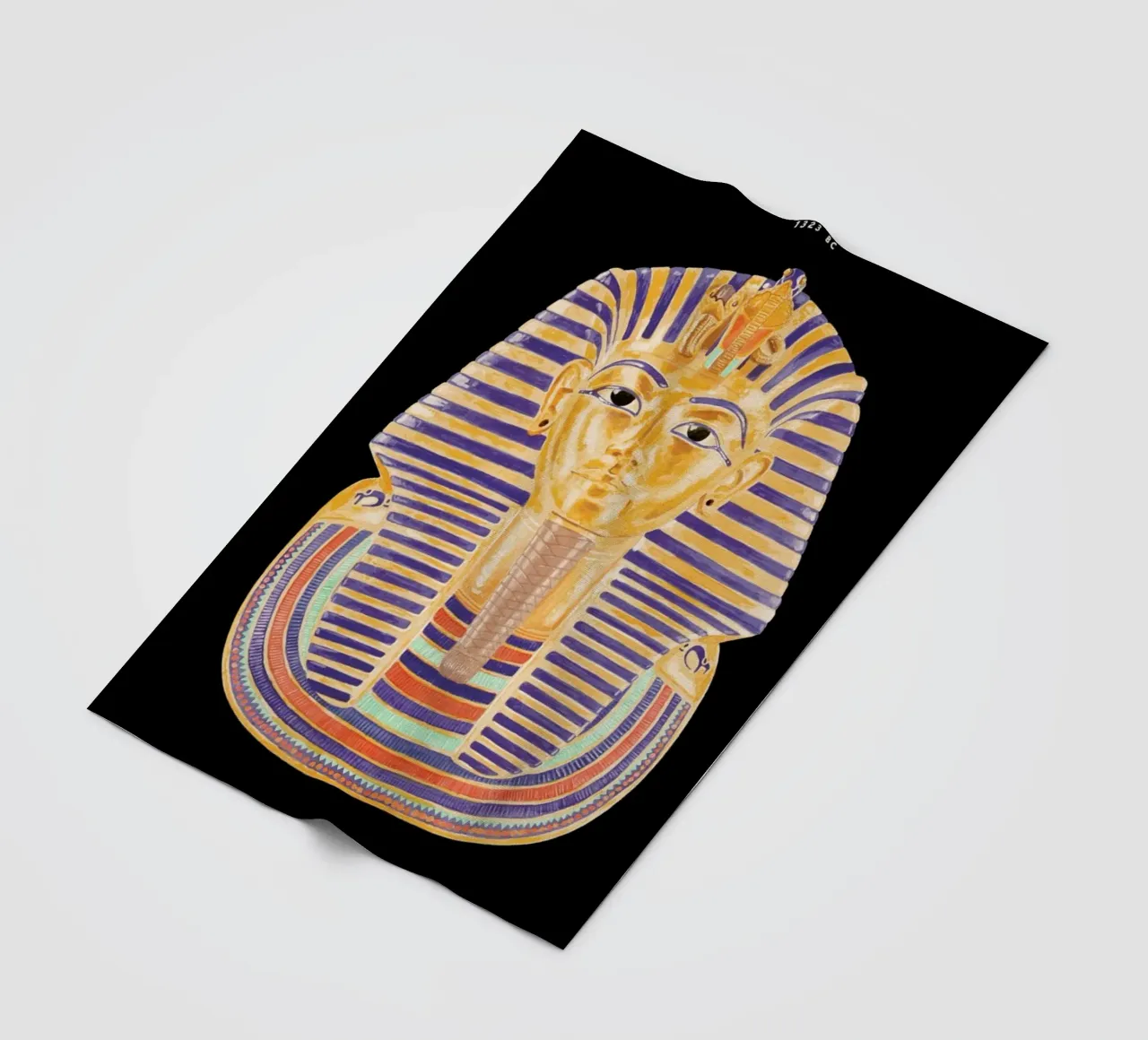 Tutankhamun Mask coperta in pile da Florent Bodart
