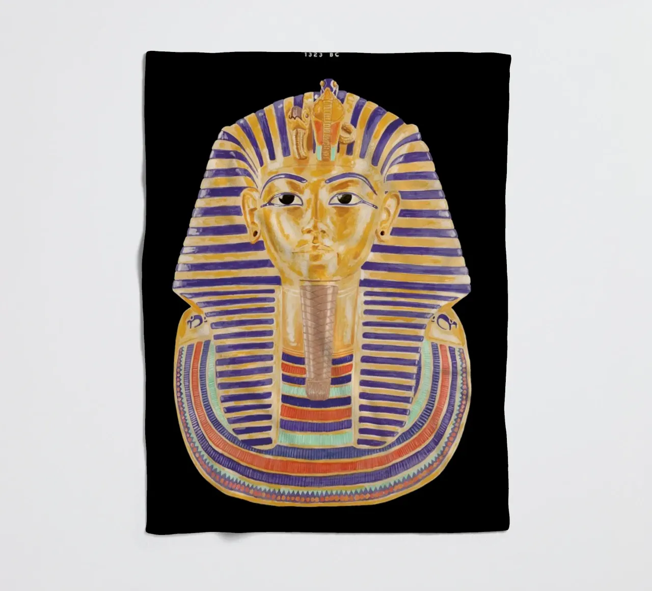 Tutankhamun Mask coperta in pile da Florent Bodart