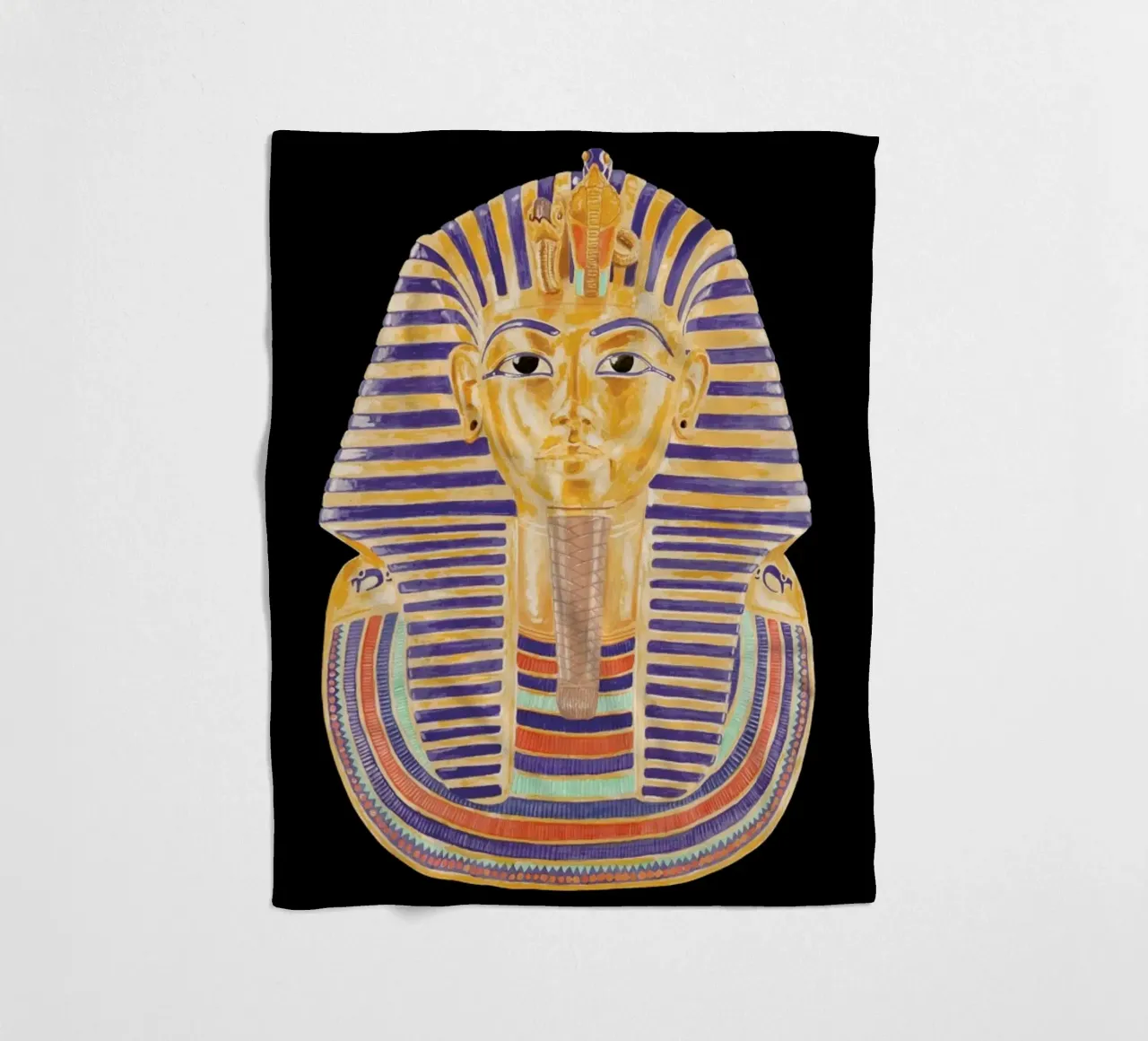 Tutankhamun Mask coperta in pile da Florent Bodart
