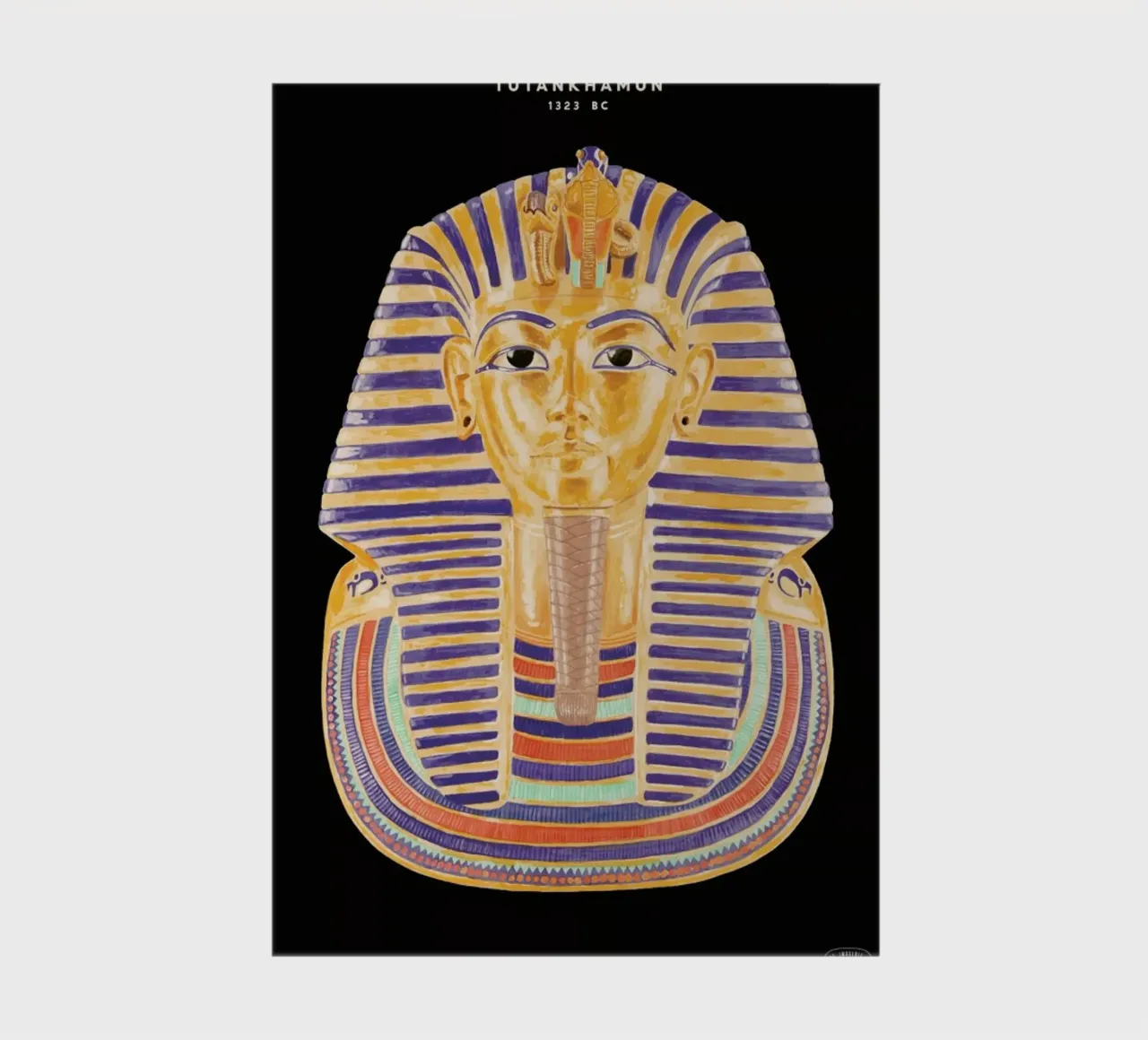 Tutankhamun Mask notebook by Florent Bodart