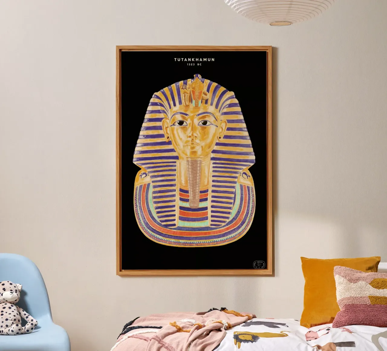 Tutankhamun Mask alluminio dibond da Florent Bodart