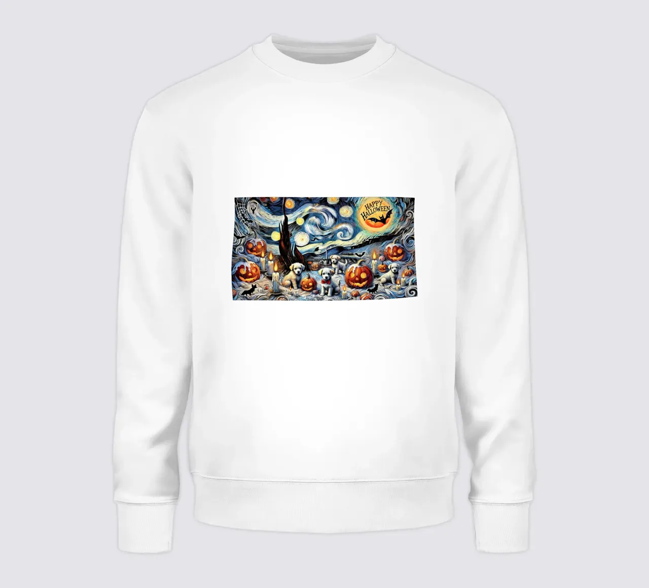 Happy Halloween Puppy Edition felpa da Vintage Van Gogh