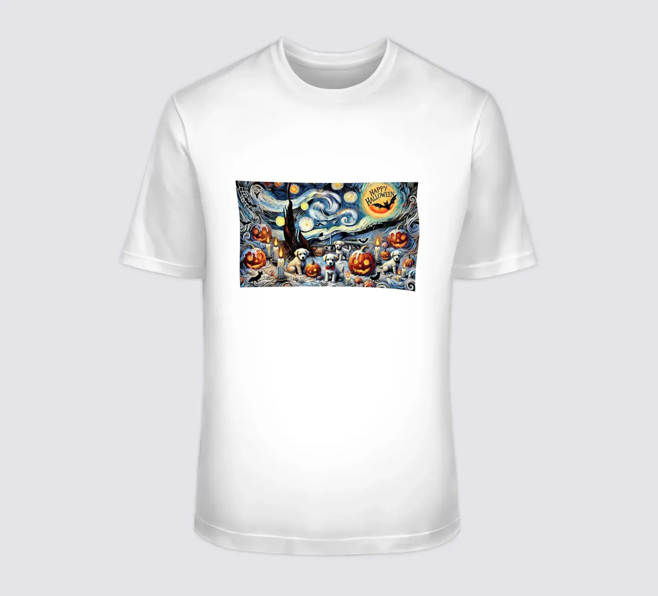 Happy Halloween Puppy Edition t-shirt da Vintage Van Gogh