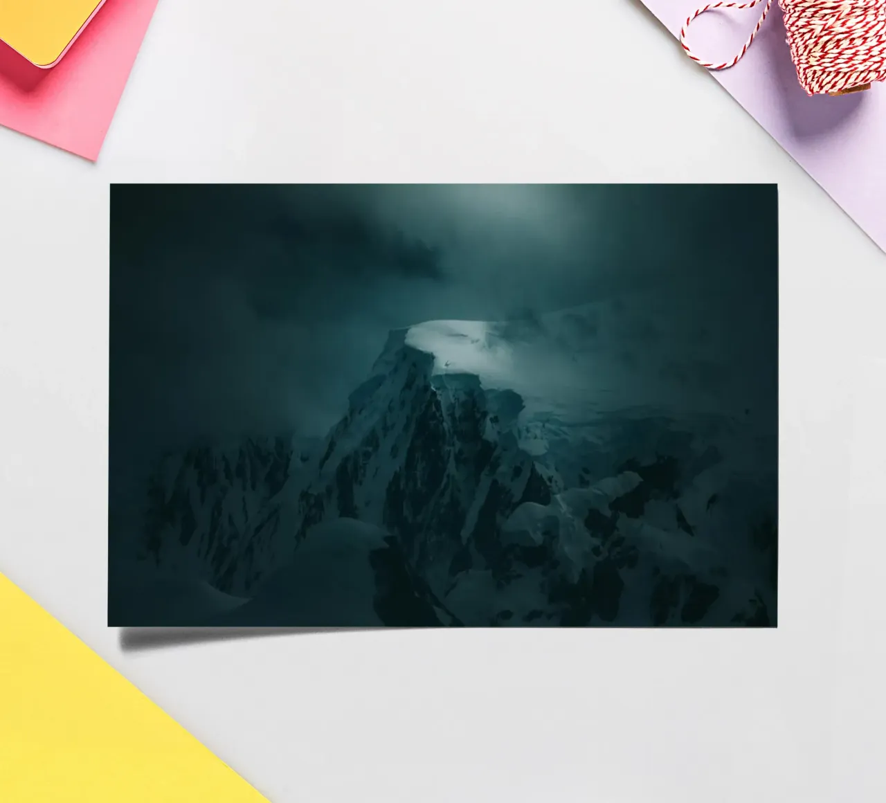 mountain ice sticker sheet by Earthly Visions