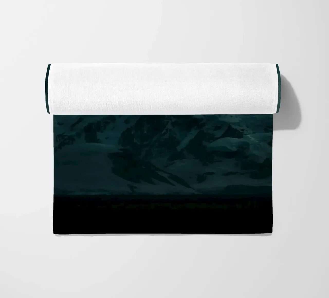 mountain ice beach towel by Earthly Visions