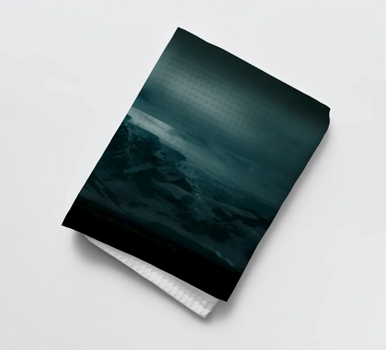 mountain ice tea towel by Earthly Visions