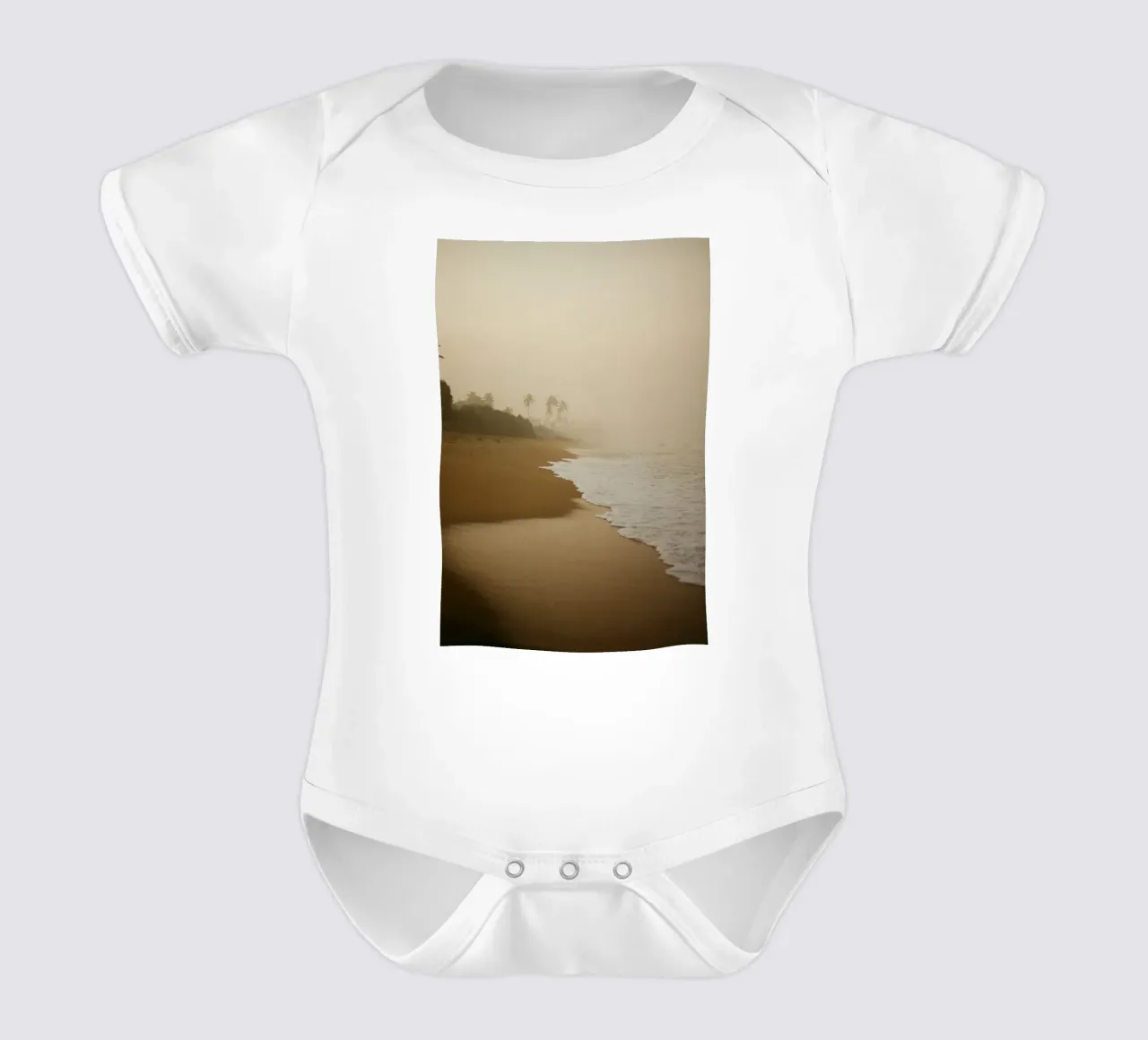 spiaggia mare body neonato maniche corte da Earthly Visions