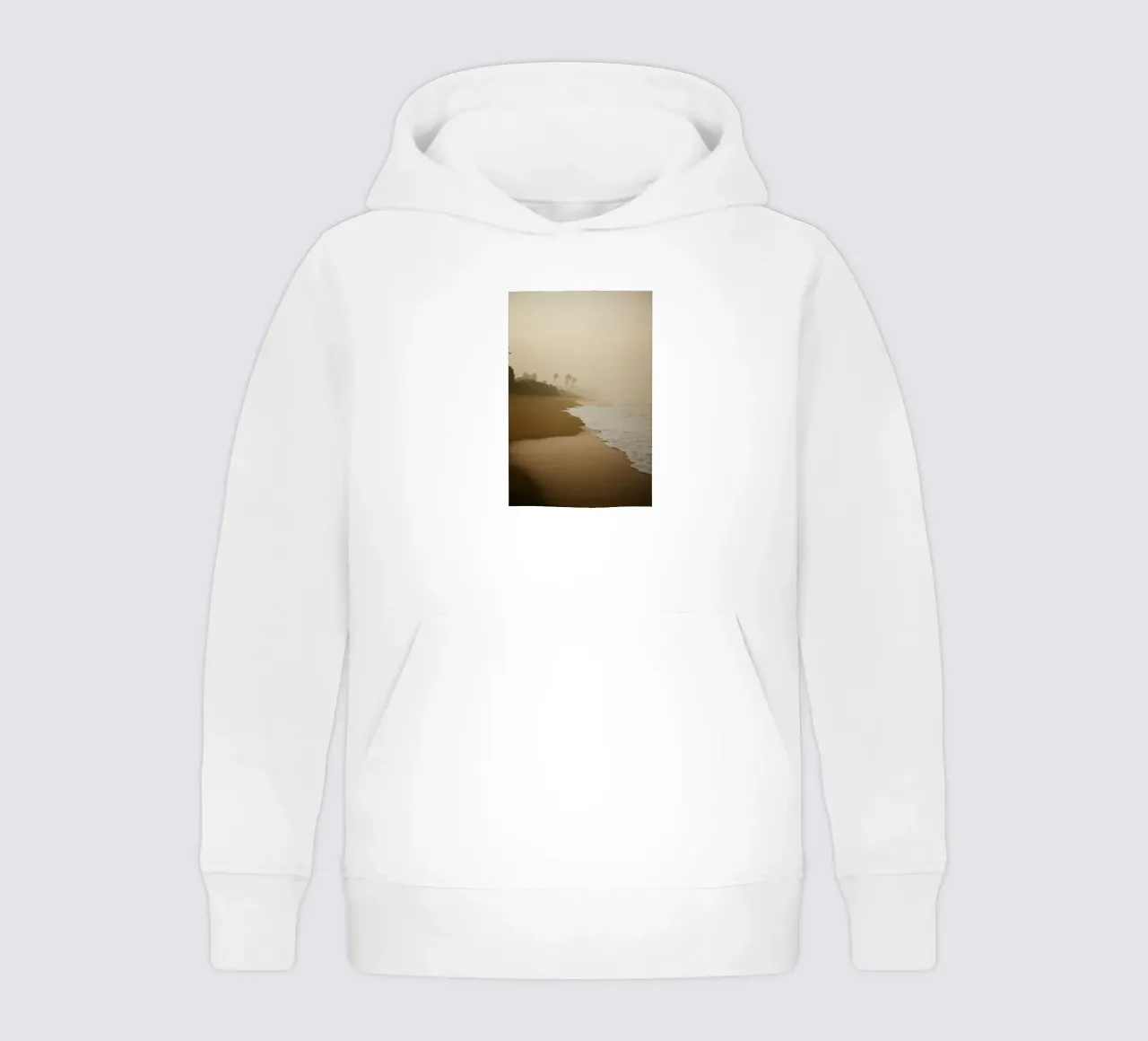 spiaggia mare felpa bambino con cappuccio da Earthly Visions