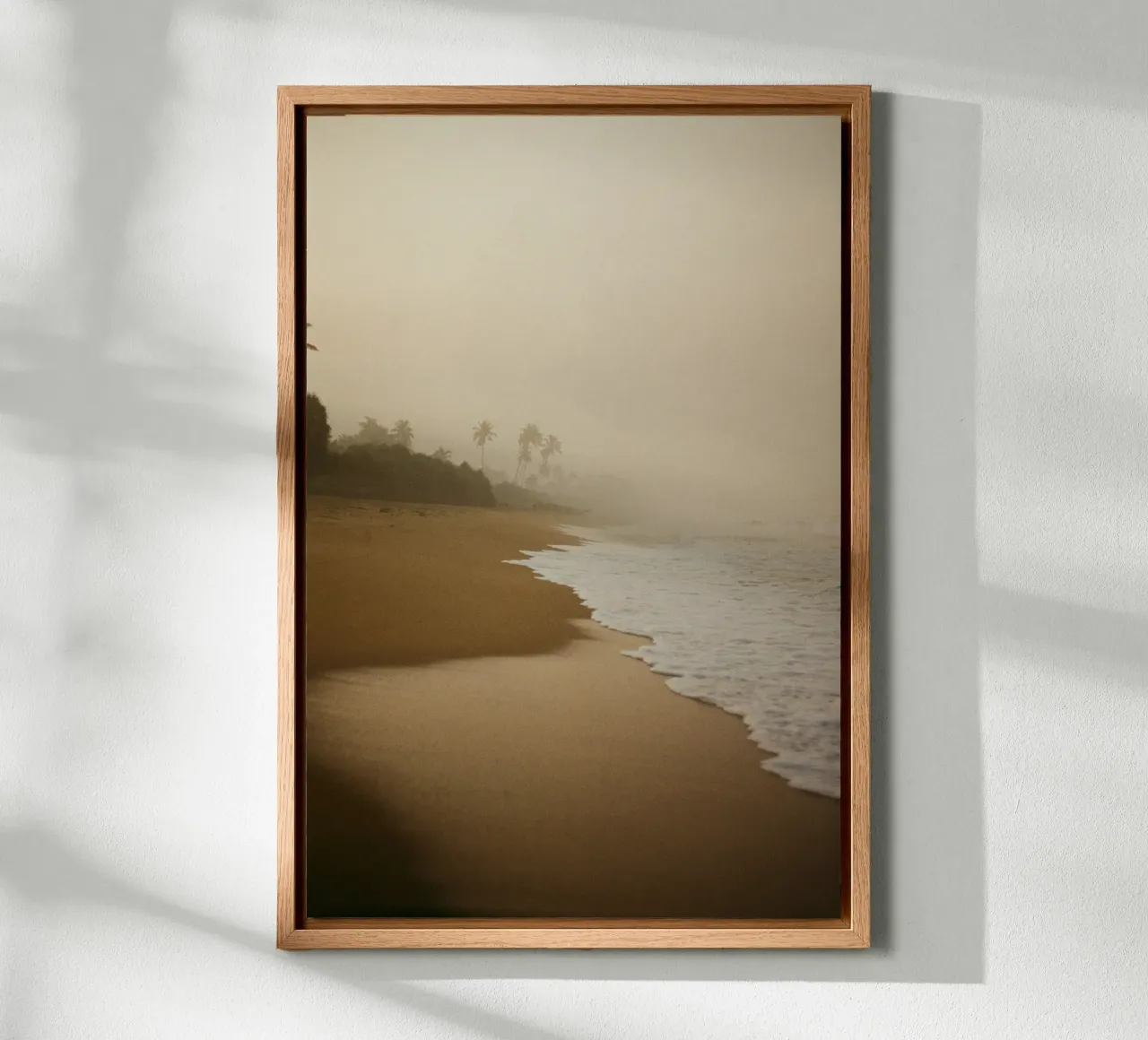 spiaggia mare tela con Cornice a cassetta da Earthly Visions