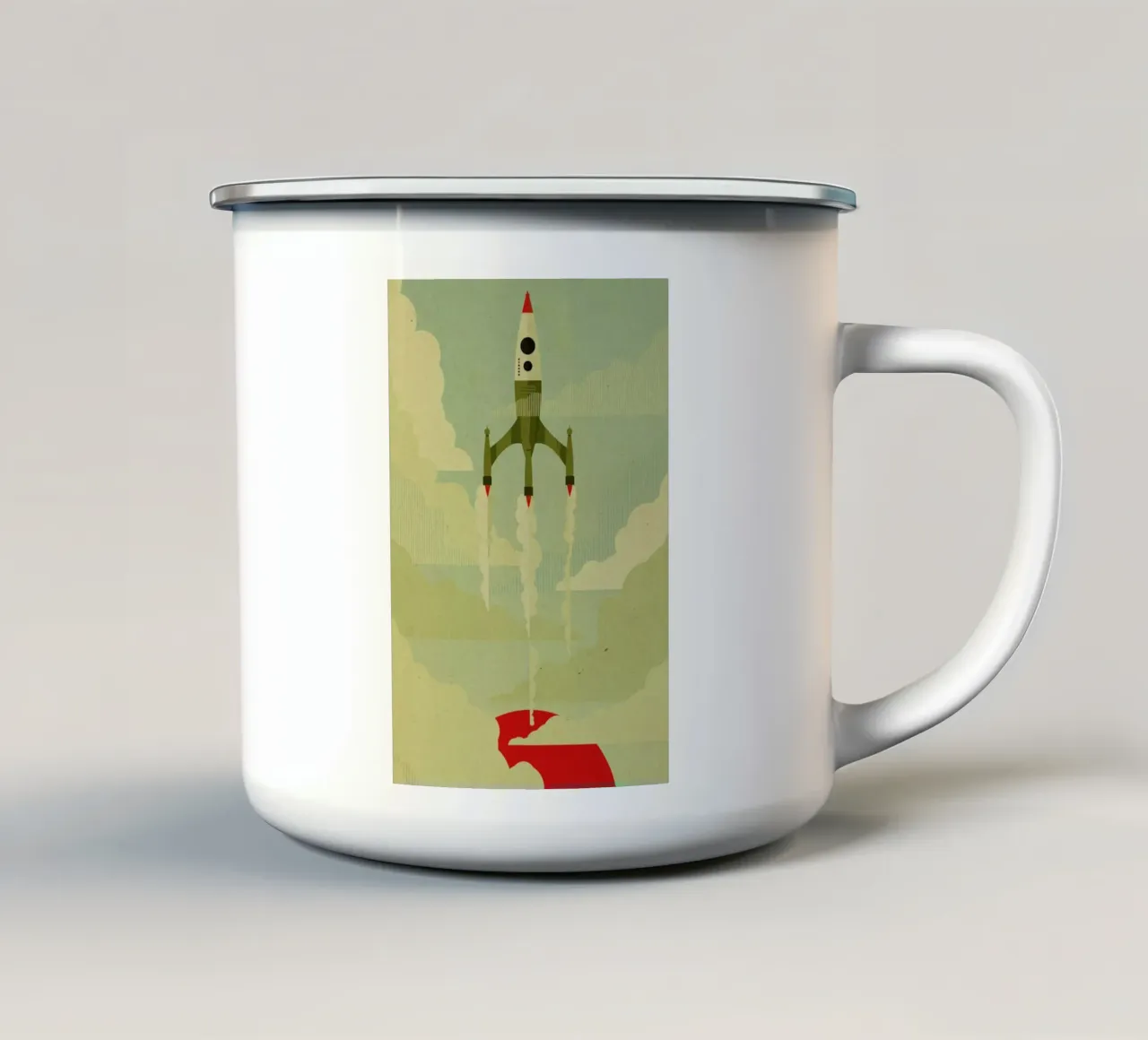 The Journey taza de esmalte de Danny Haas