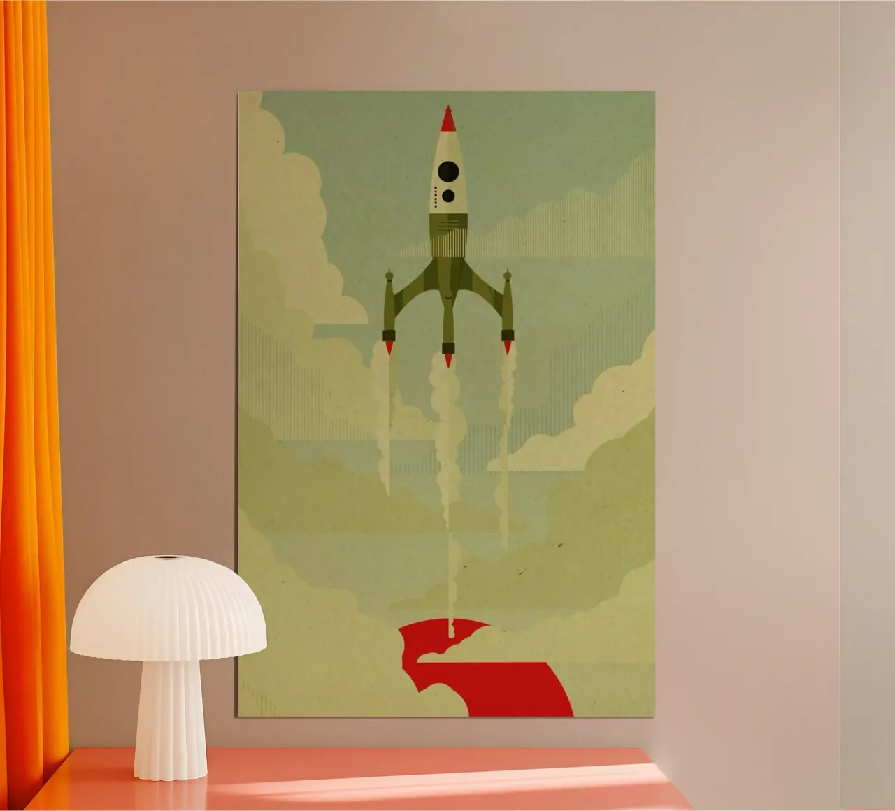 The Journey poster con telaio in alluminio da Danny Haas