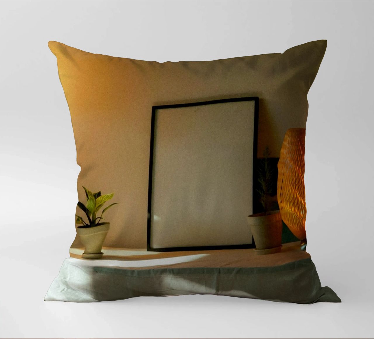 frame picture frame decorative cushion by Earthly Visions