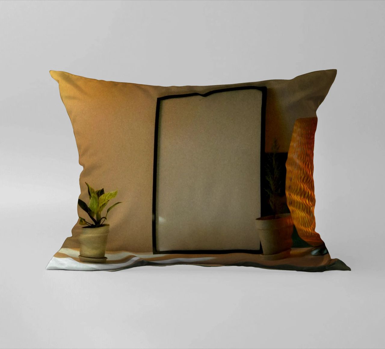 frame picture frame decorative cushion by Earthly Visions