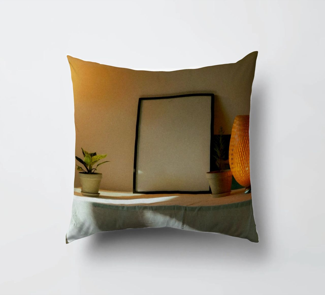 frame picture frame decorative cushion by Earthly Visions