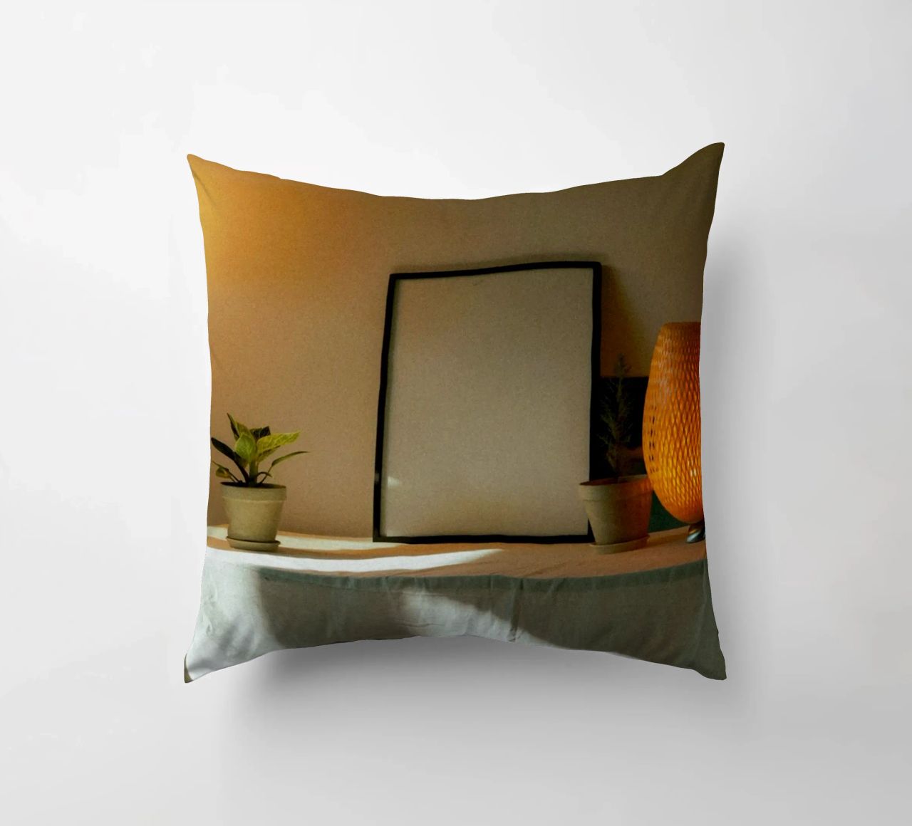 frame picture frame decorative cushion by Earthly Visions