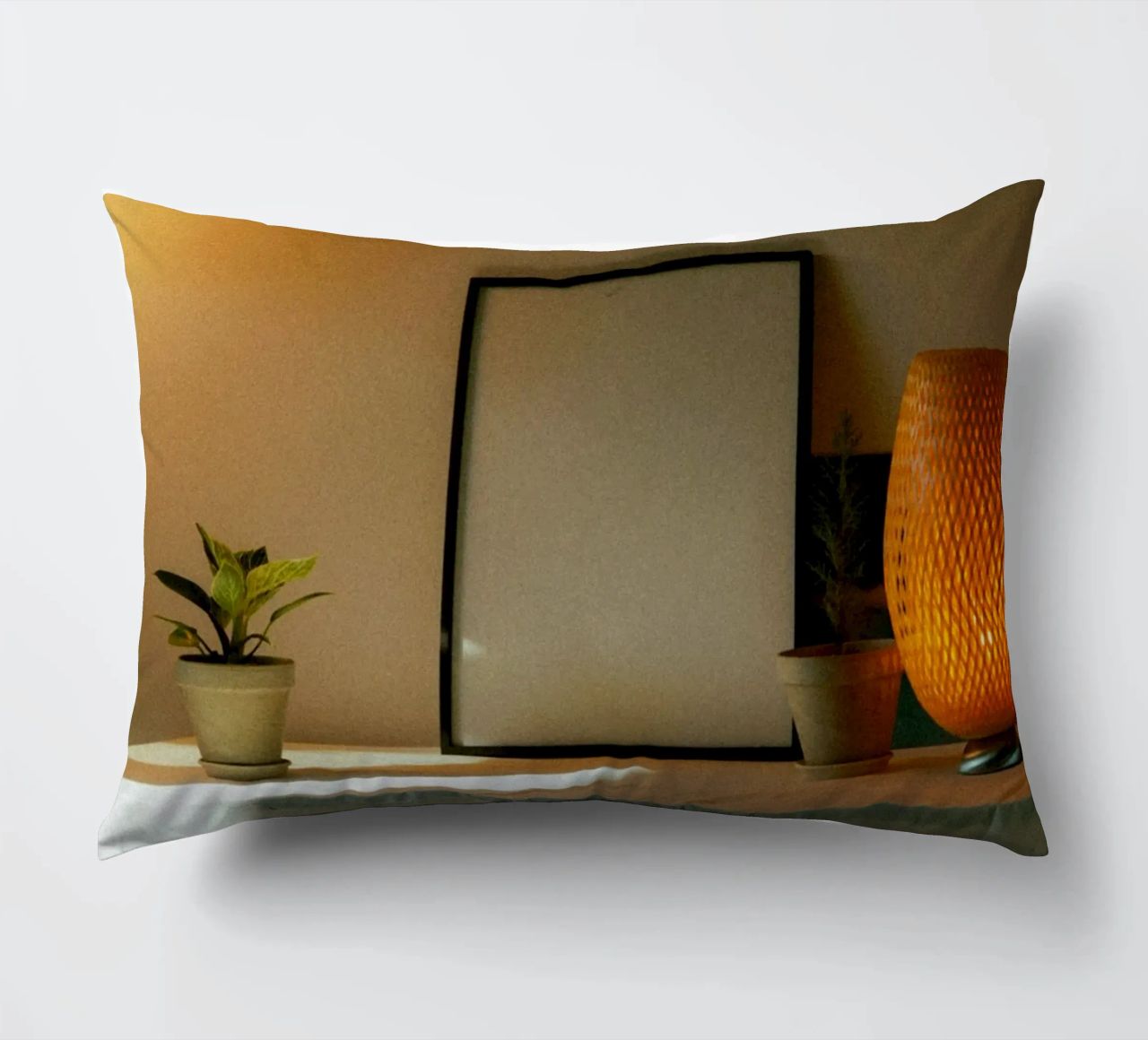 frame picture frame decorative cushion by Earthly Visions