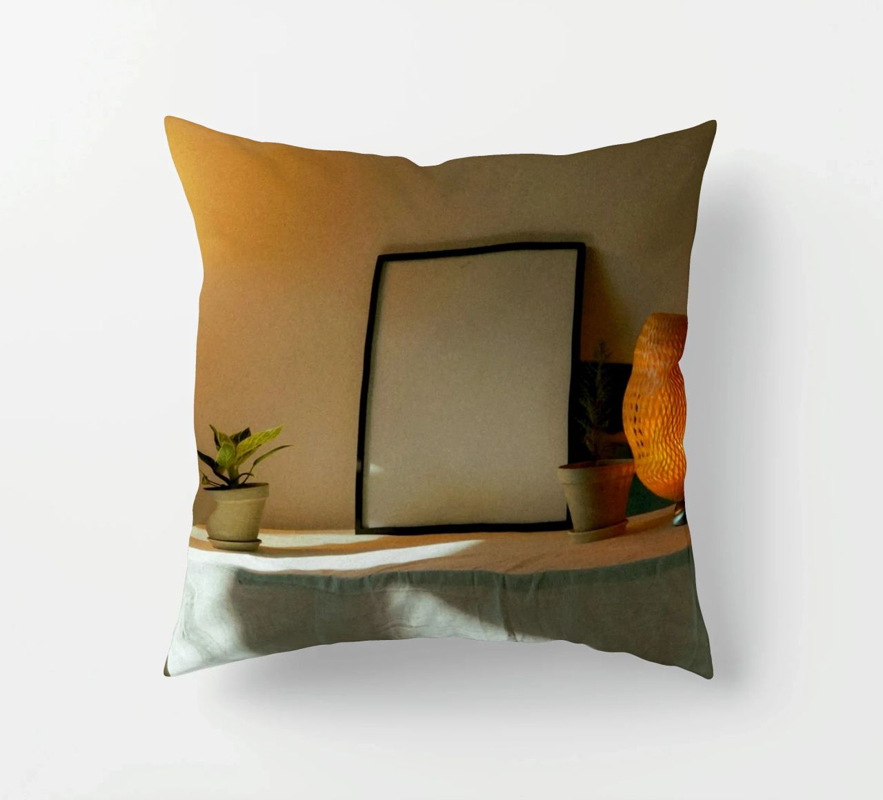 frame picture frame decorative cushion by Earthly Visions