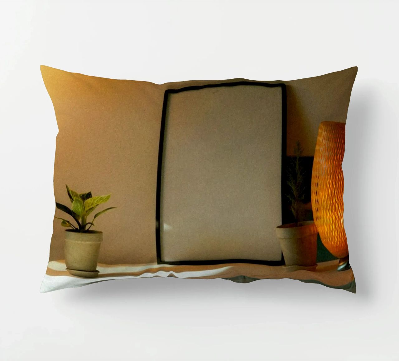 frame picture frame decorative cushion by Earthly Visions