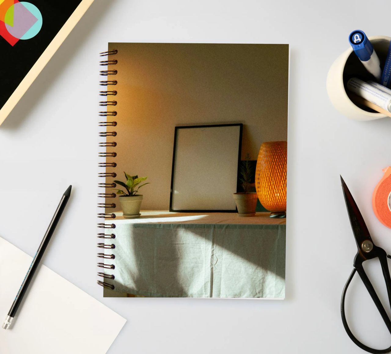 frame picture frame spiral notebook by Earthly Visions