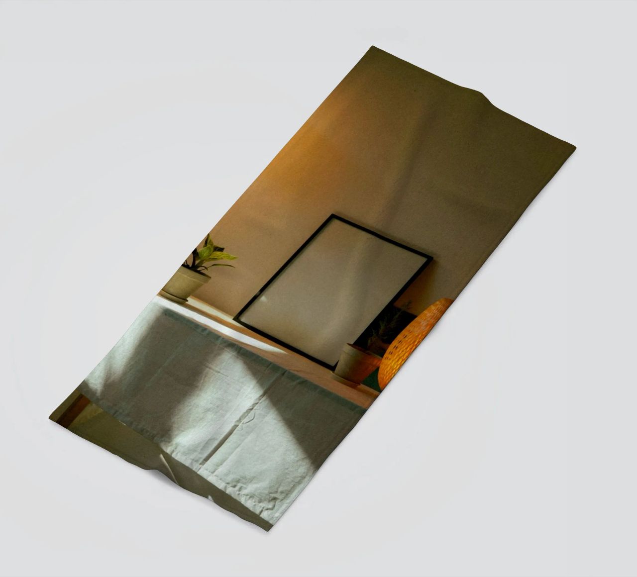 frame picture frame beach towel by Earthly Visions