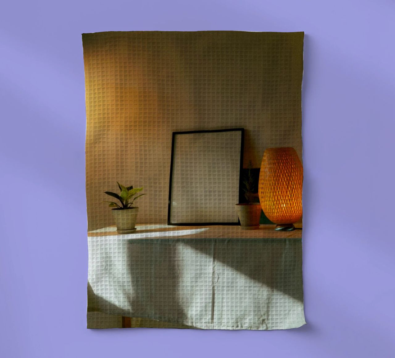 frame picture frame tea towel by Earthly Visions