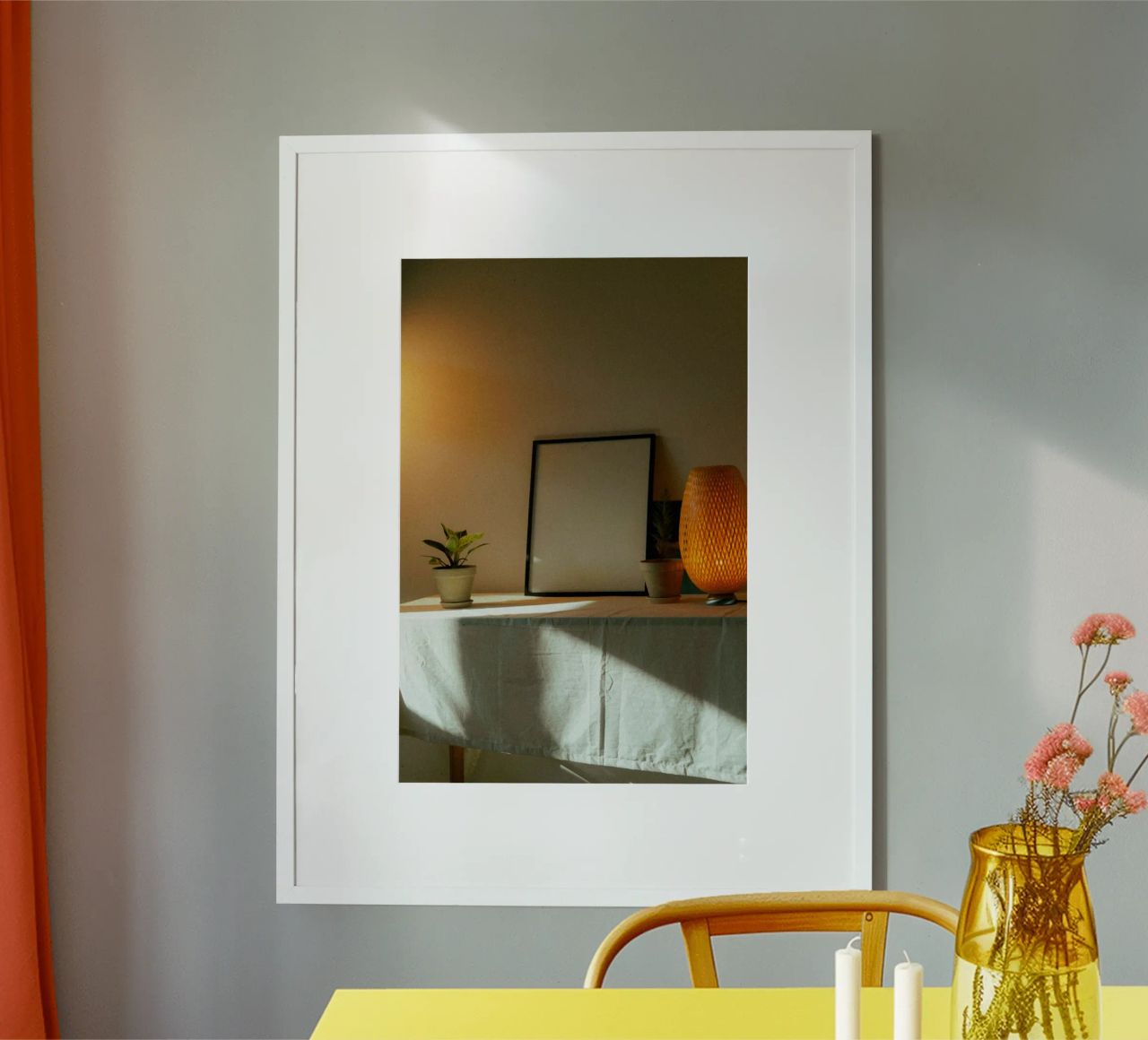 frame picture frame poster with wooden frame by Earthly Visions