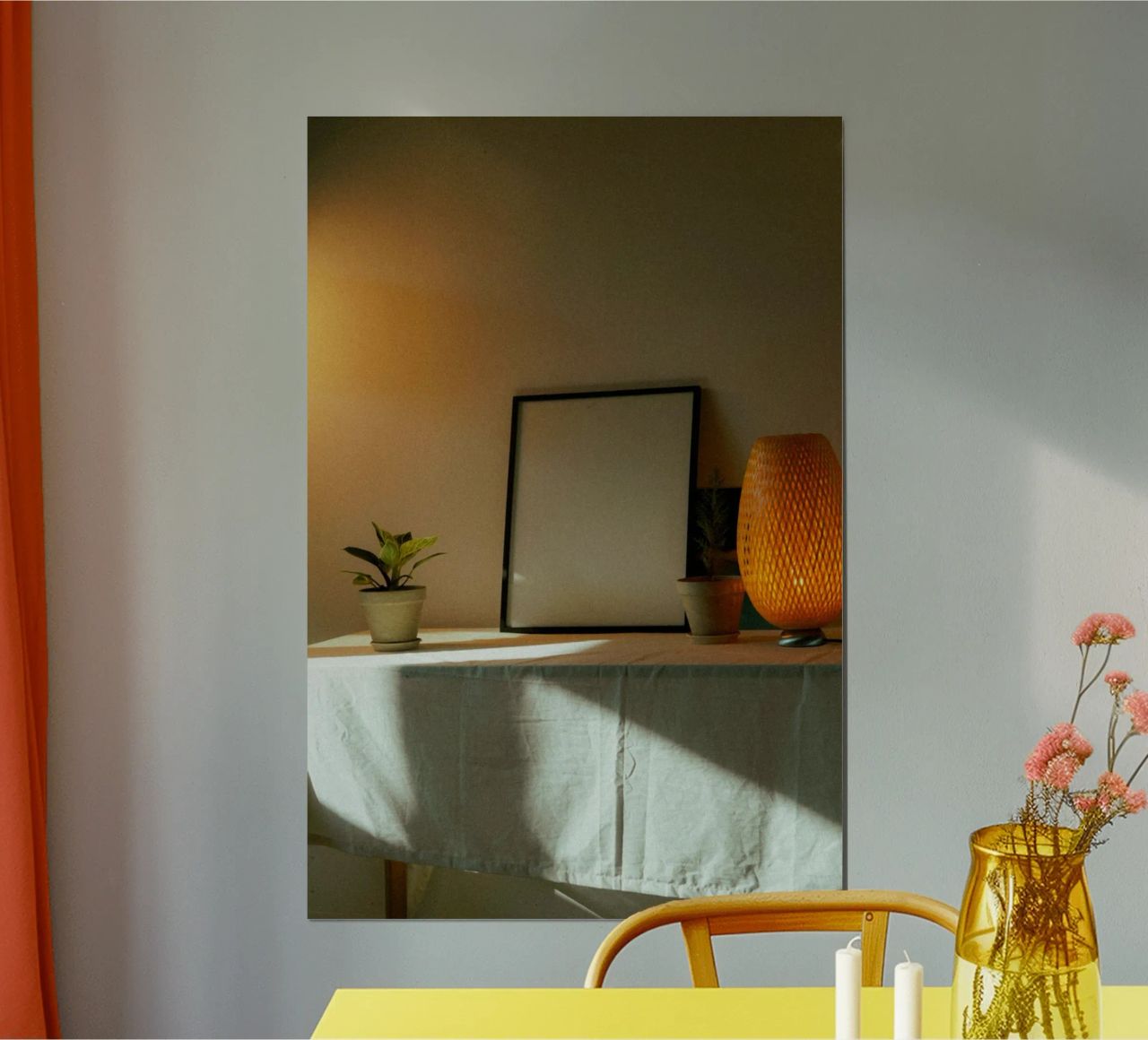 frame picture frame poster with wooden frame by Earthly Visions