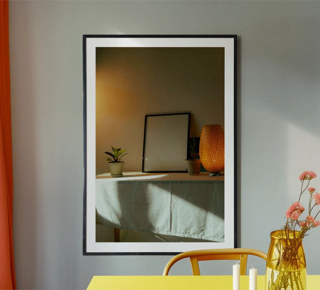 frame picture frame poster with wooden frame by Earthly Visions
