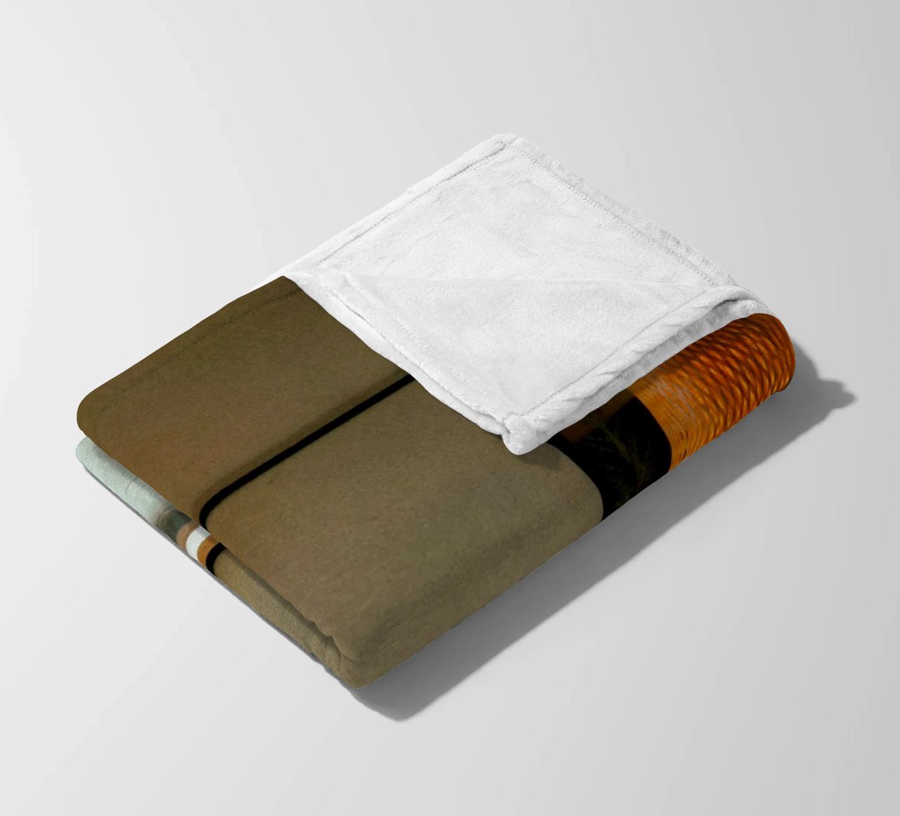 frame picture frame fleece blanket by Earthly Visions