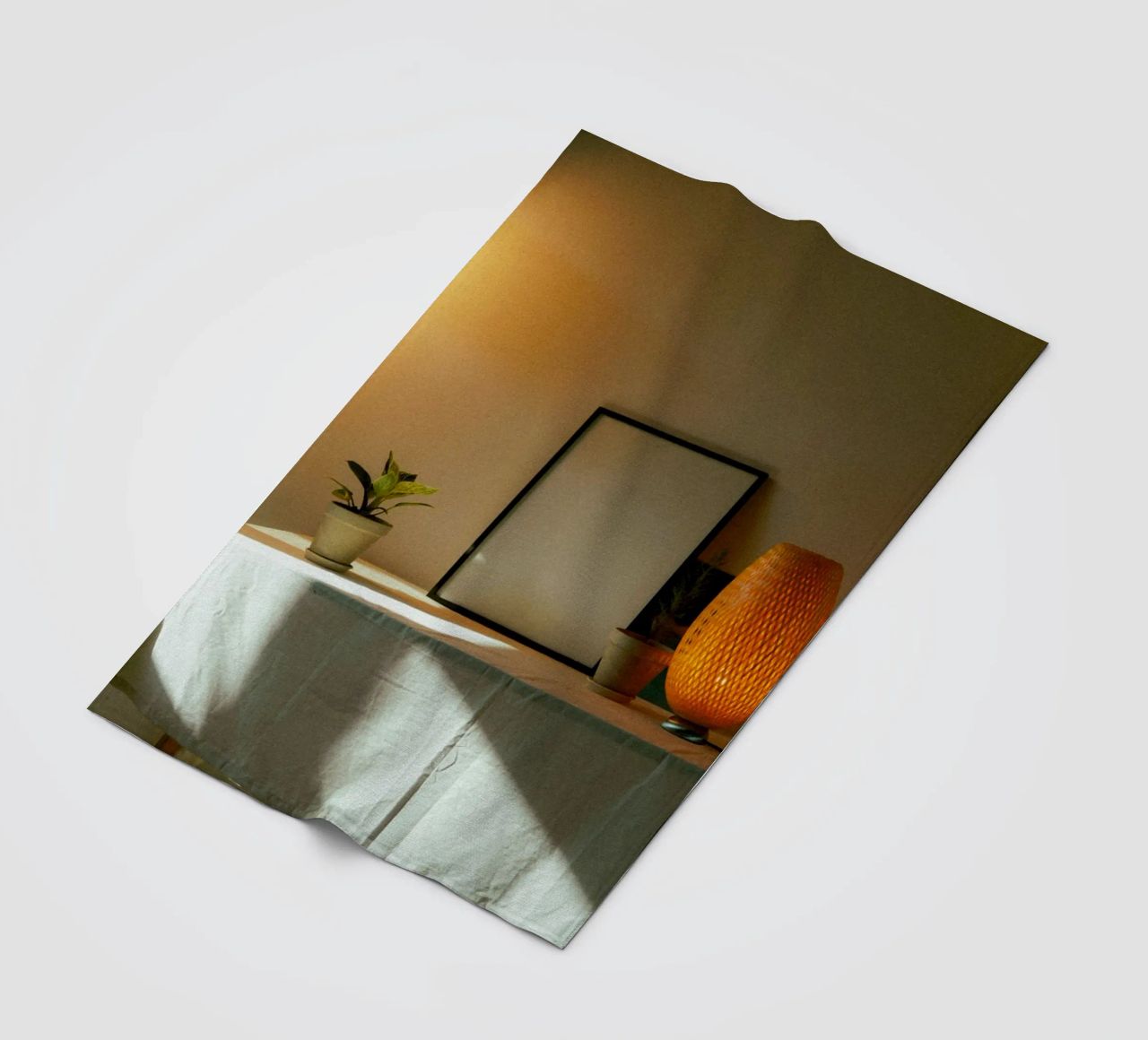frame picture frame fleece blanket by Earthly Visions