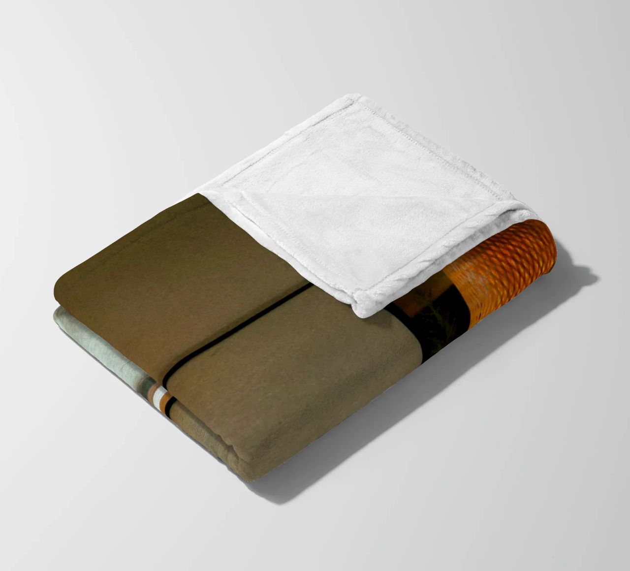 frame picture frame fleece blanket by Earthly Visions