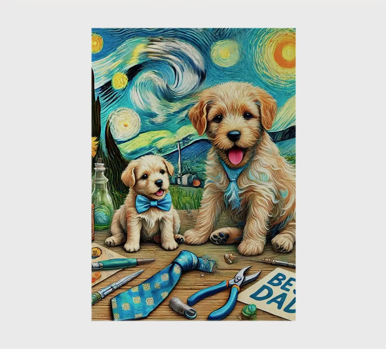 Happy Father´s Day Puppy Edition diario da Vintage Van Gogh