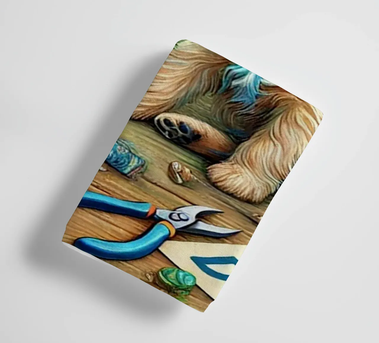Happy Father´s Day Puppy Edition asciugamano da bagno da Vintage Van Gogh