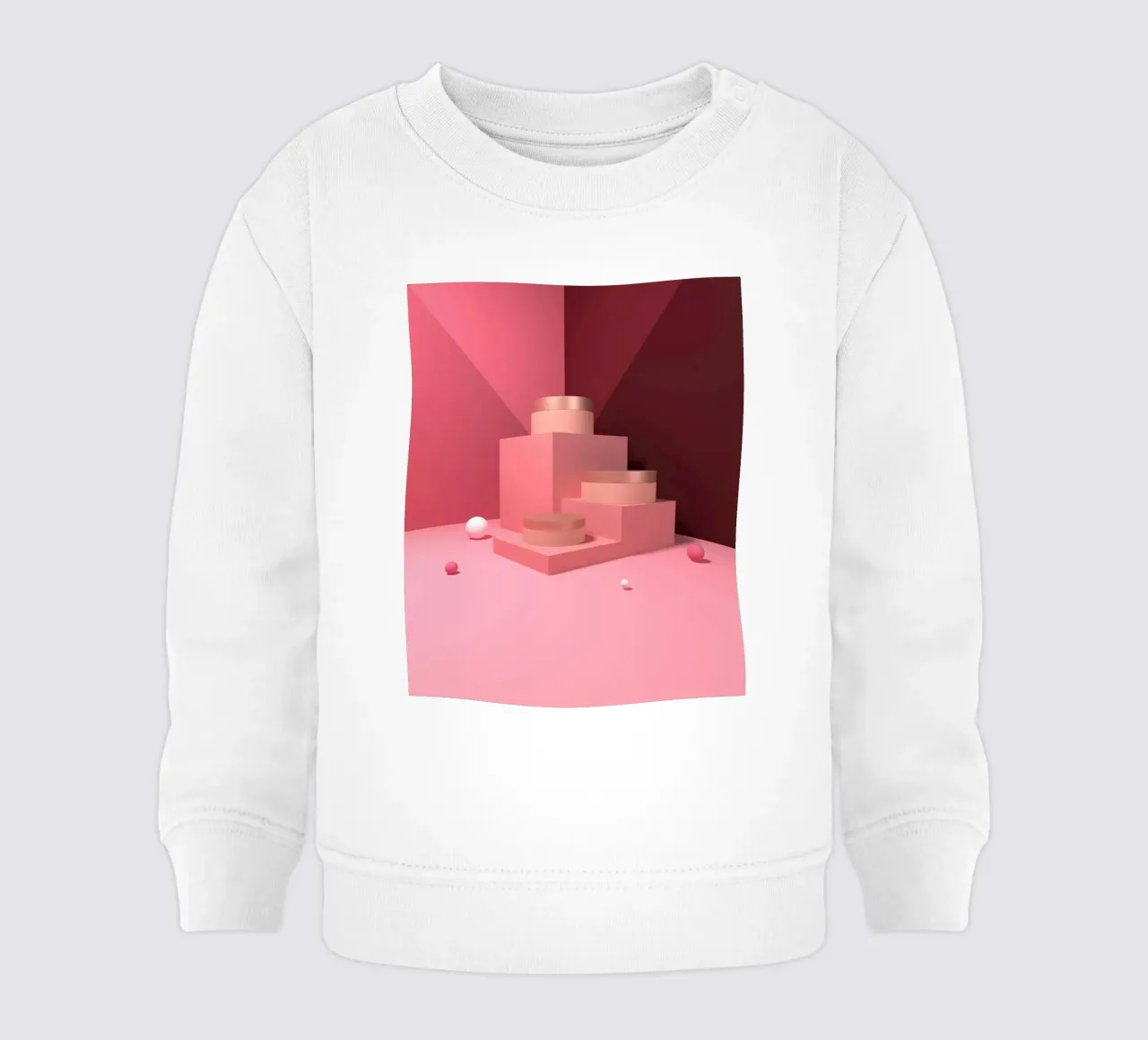 forme geometriche sfere felpa neonato da Earthly Visions