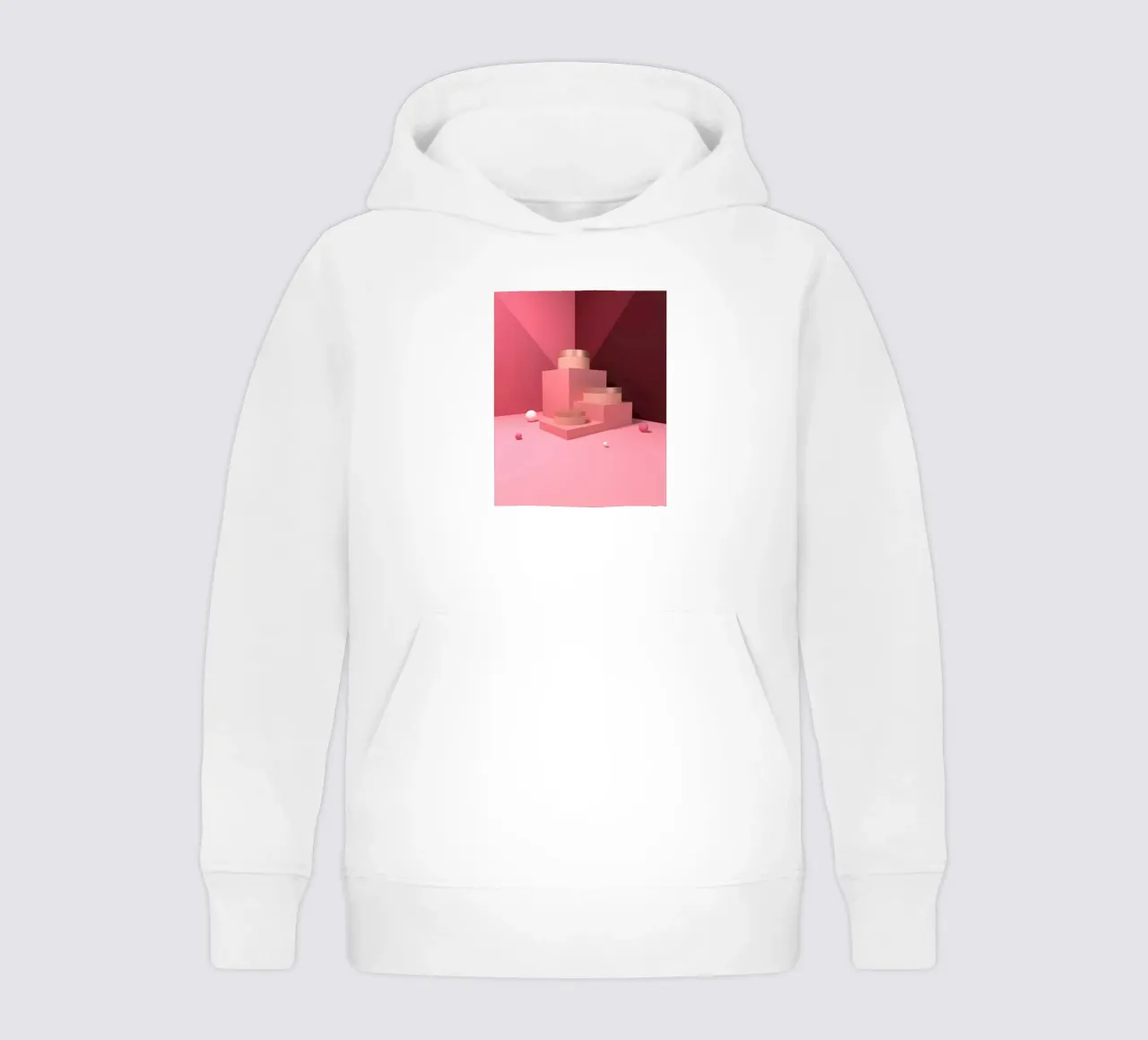 forme geometriche sfere felpa bambino con cappuccio da Earthly Visions