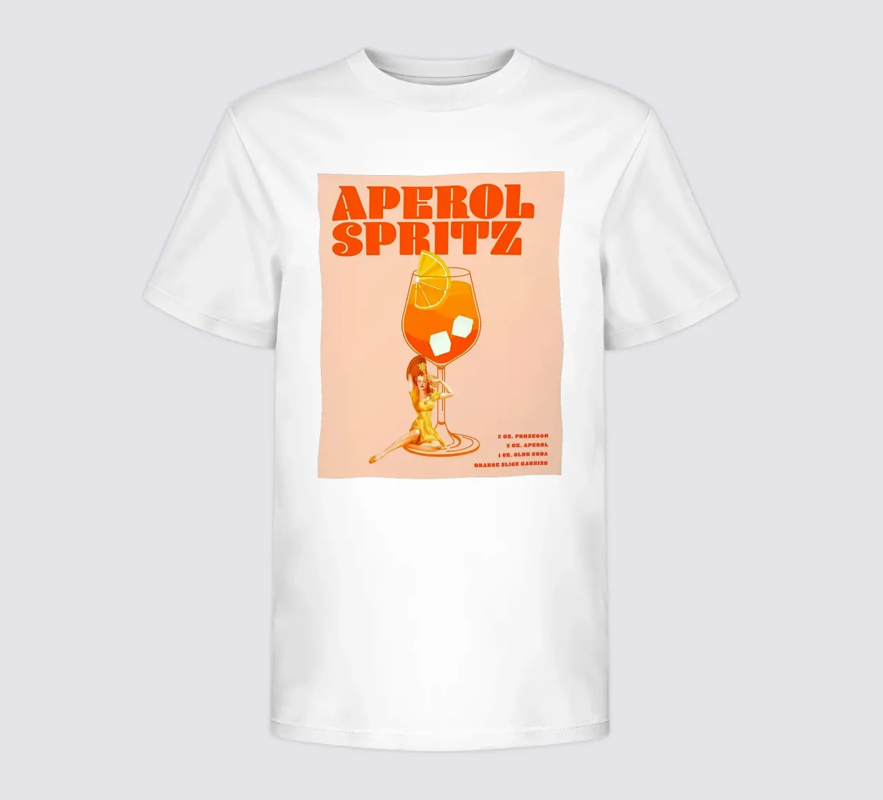Aperol spritz kids t-shirt by MIa_Dispath