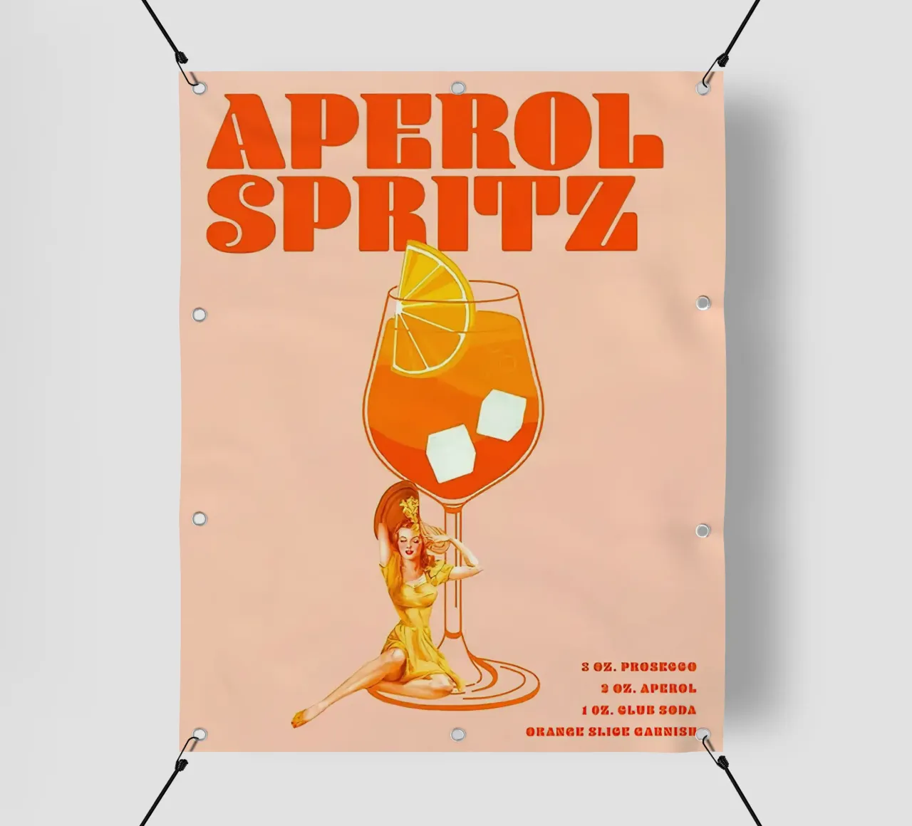 Aperol spritz telo in pvc da MIa_Dispath